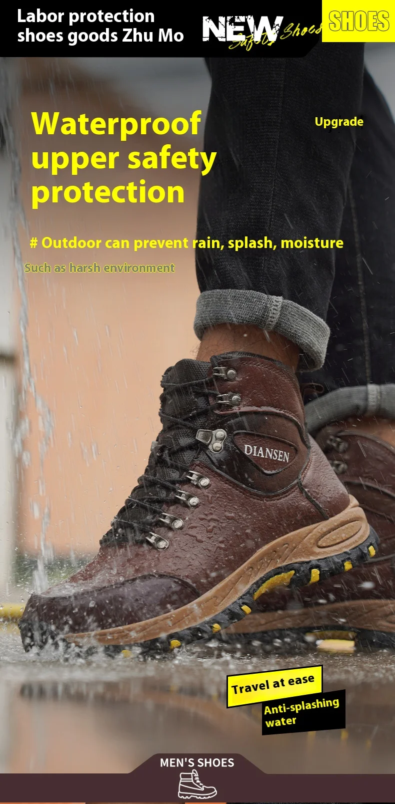 Waterproof Leather Indestructible Men - Image 3