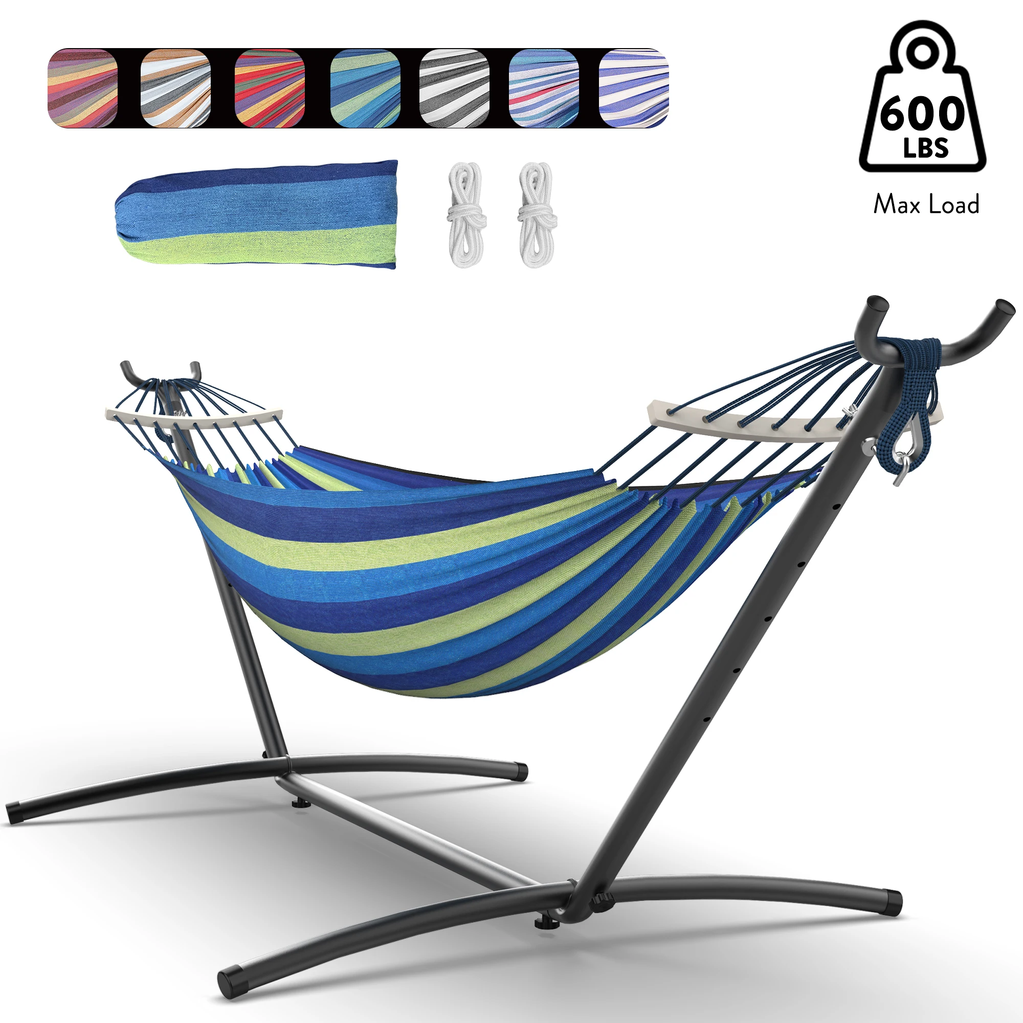 Adjustable Stand Hammock - 600lb Capacity - Image 9