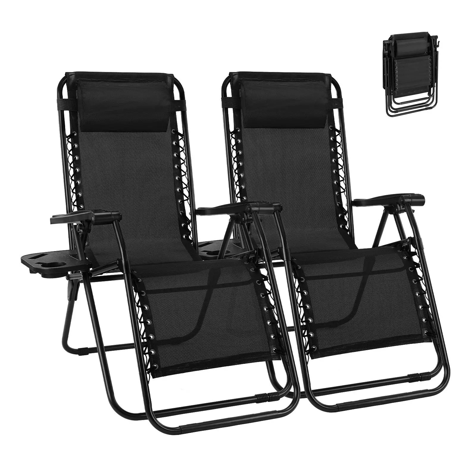 Set of 2 Zero Cravity Lounge Chairs - Image 1