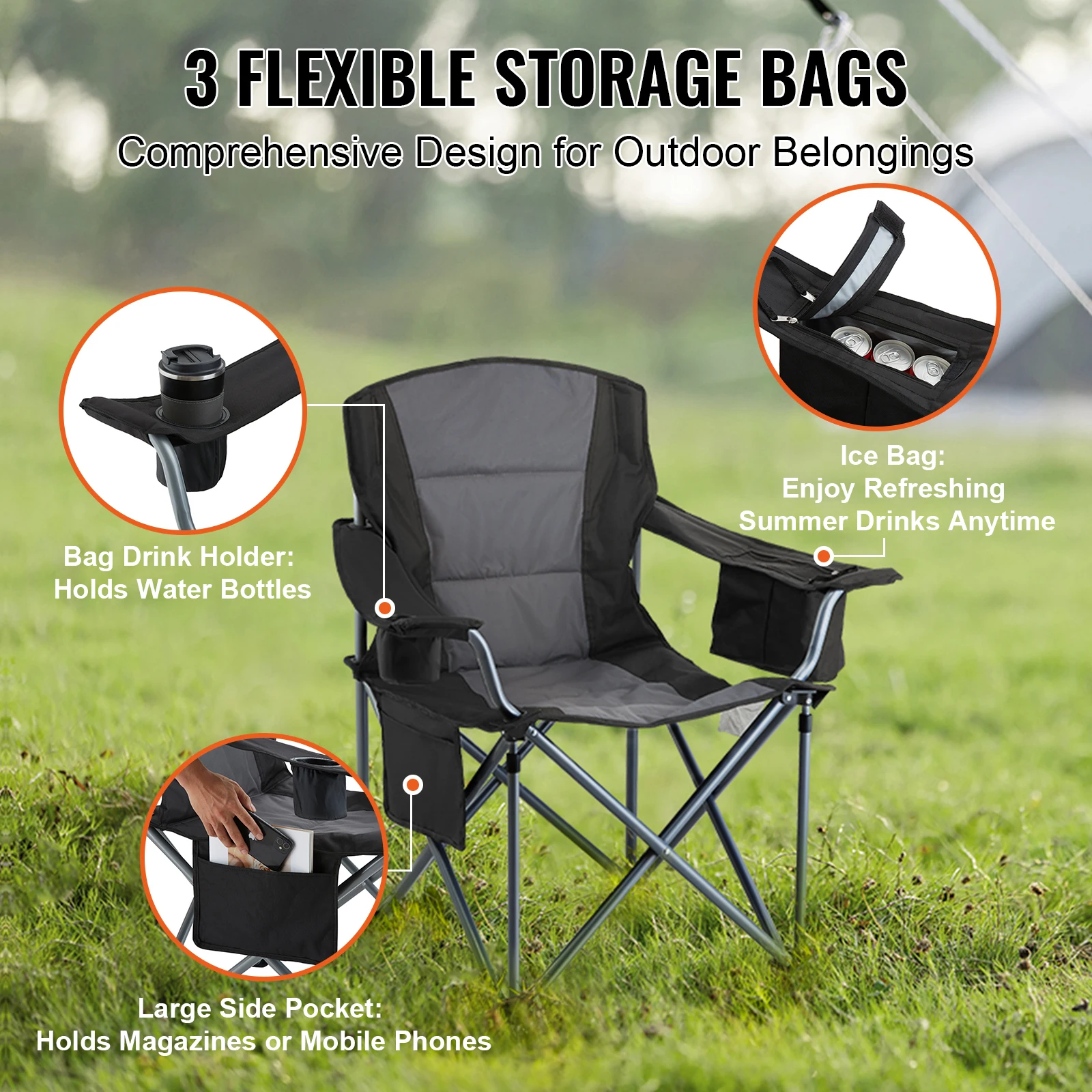 Camping Folding Chair for Adults - Image 2