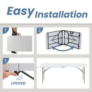 Portable Folding Outdoor Camping Table - Thumbnail Image 2