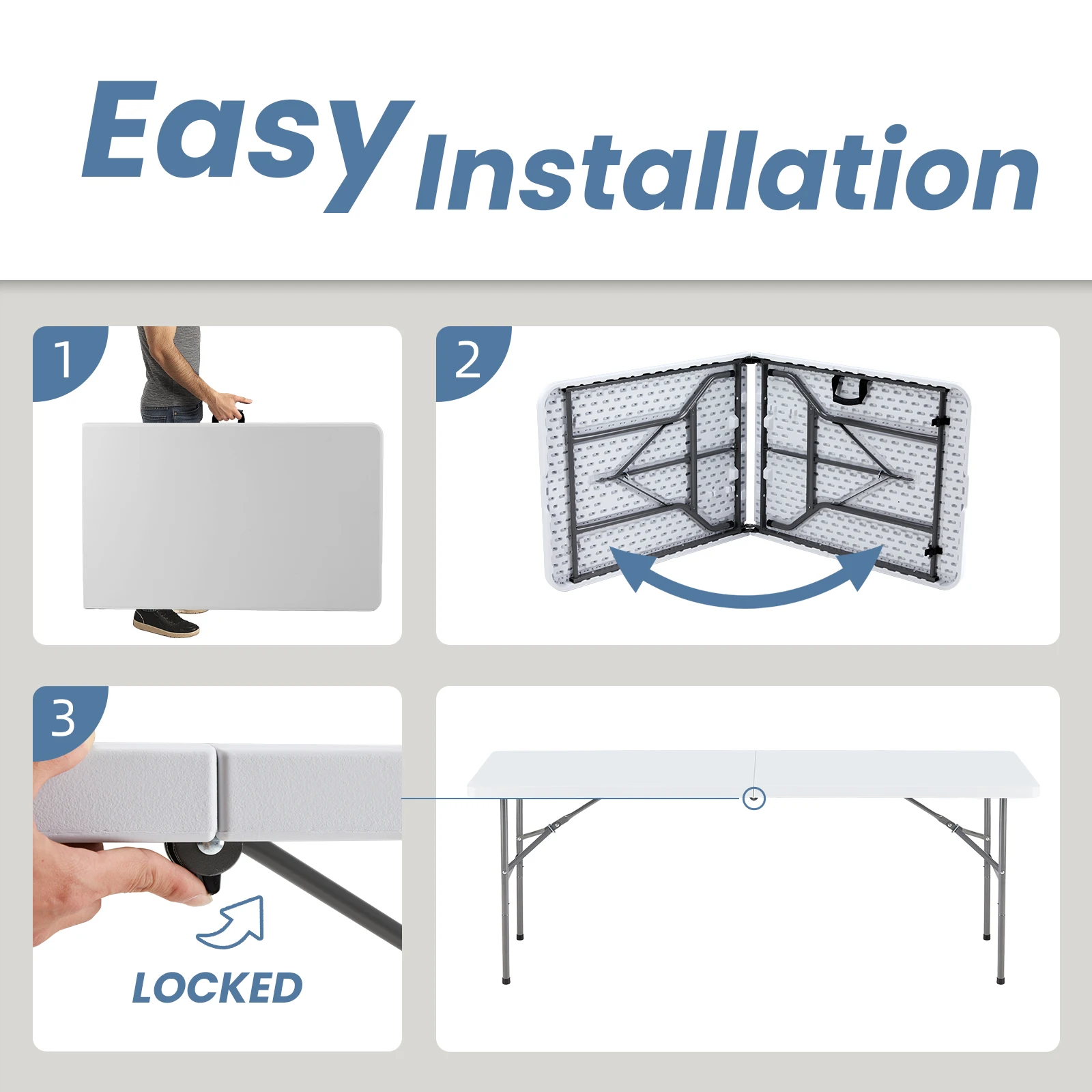Portable Folding Outdoor Camping Table - Image 2