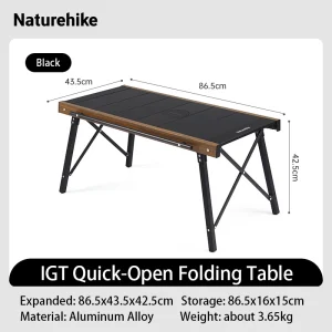 Camping Folding Aluminum Alloy IGT Table