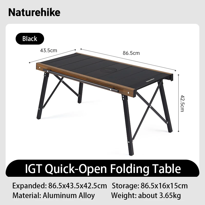 Camping Folding Aluminum Alloy IGT Table - Image 1