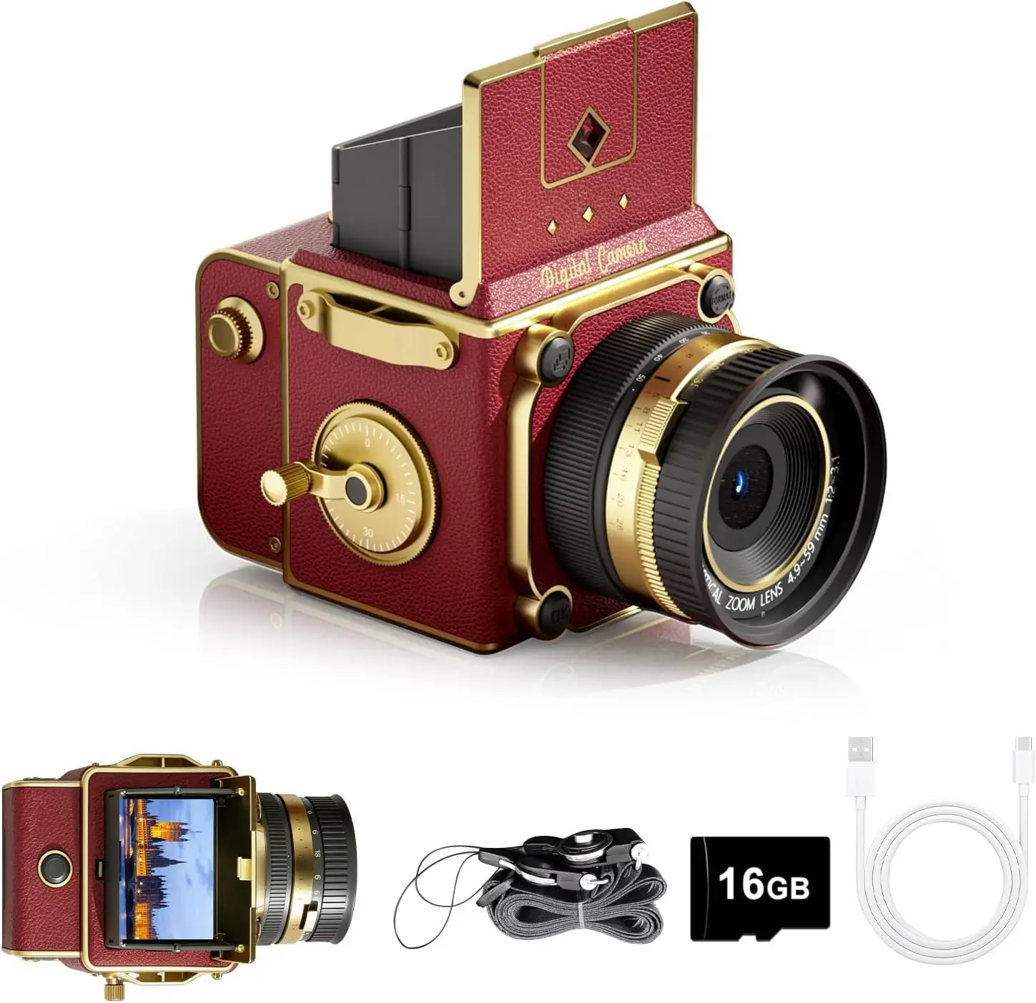 Point and Shoot Digital Camera,  with Autofocus, - Image 1