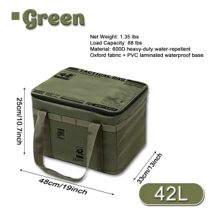 Large Capacity Camping Storage Bag Heavy Duty - Thumbnail Image 3